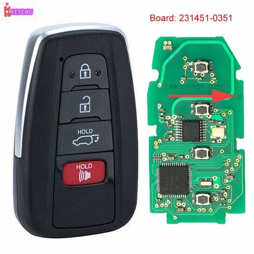 for 2020 2021 2022 Toyota Highlander SMART KEY KEYLESS REMOTE