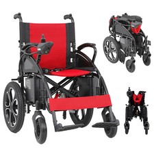 500W All Terrain Electric Wheelchair Heavy Duty Foldable Portable Adult Seniors