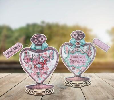 Crystal Art Counted cross stitch kit T-78C Set of pictures Scent of life