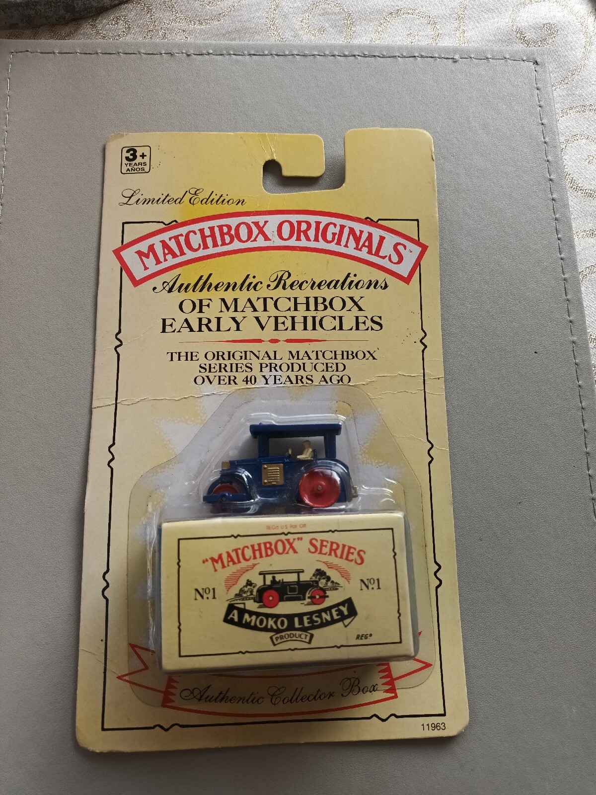 Matchbox Originals Authentic Recreations No 1 Aveling Road Roller Lesney BNIB