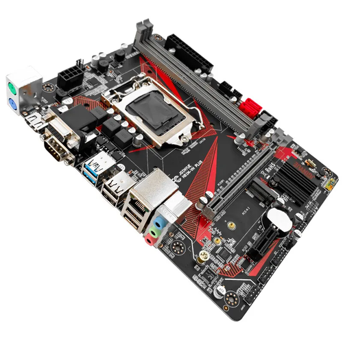 LGA 1150 2*DDR3 RAM H81 VH PLUS Mainboard HDMI VGA SATA M.2 für Intel/Xeon CPU