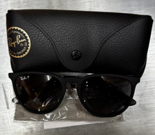 Ray-Ban Erika Sunglasses RB 4171 622/T3 - Matte Rubber Black/Grey - 54 mm