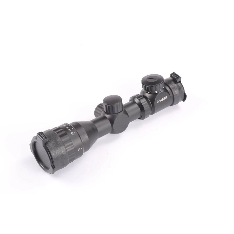 2-6x32 AOE Hunting Green/Red Illuminated Rangefinder Reticle Optical Rifle Scope - Image 4 of 4