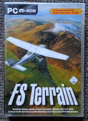 FS Terrain Flight Simulator 2004 - FS Terrain PC CD  SEHR GUT  