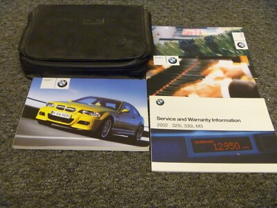 2002 BMW M3 Coupe Convertible Owner Operator Manual User Guide Set