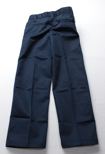 Premium Wear Boy's Schoolwear Uniform Flat Front Ankle Pants BL1 Navy Size 6 NWT - Picture 3 of 4