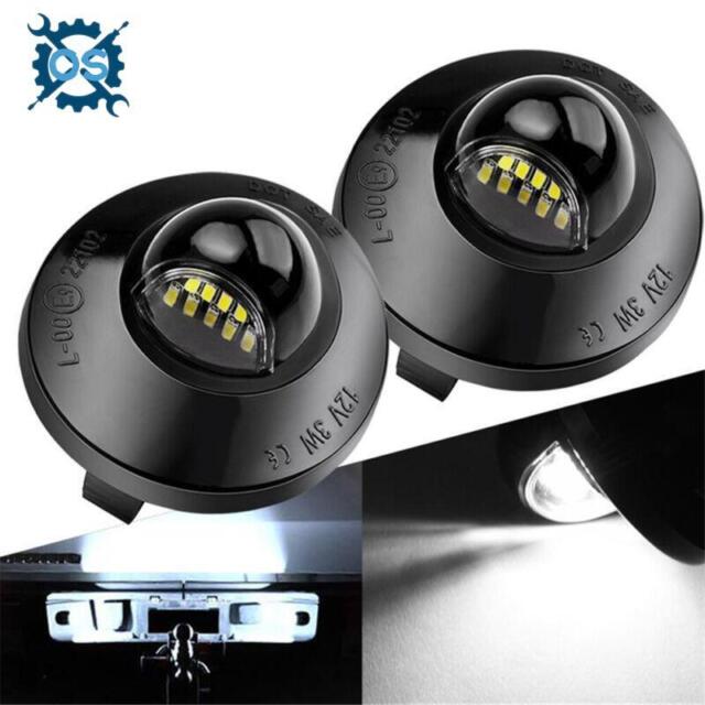 2x For Ford F150 F250 F350 LED License Plate Light Tag Lamp Assembly Replacement 2x For Ford F150 F250 F350 LED License Plate Light Tag Lamp Assembly Replacement