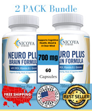 Neuro Brain  Focus 700MG  Healthy Memory Function  Clarity Nootropic 2 PK