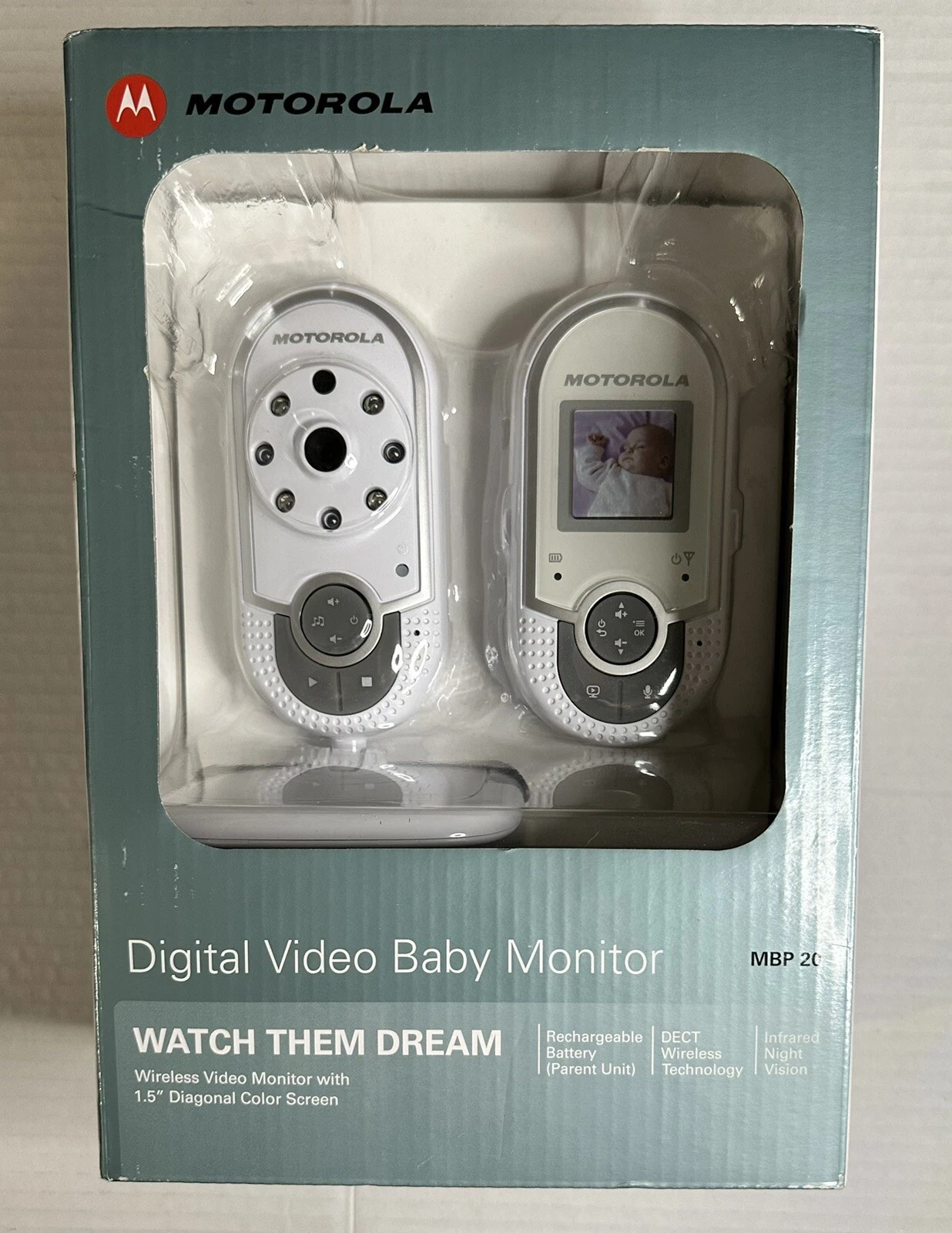 Motorola Digital Video baby Monitor 1.5’ LCD, 2-Way/ WIRELESS-NEW With Box