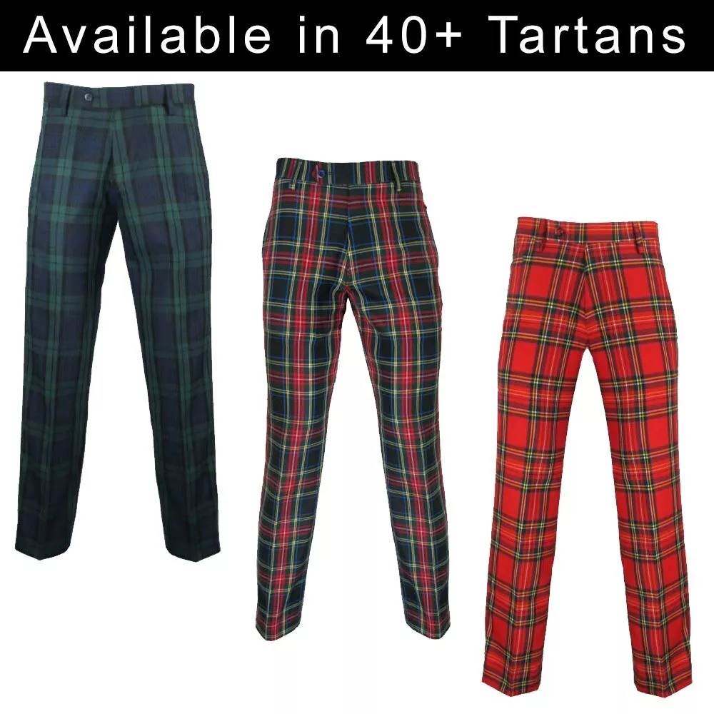 Men's Tartan Trousers - Classic Fit | Up to 500 Tartans | ScotlandShop