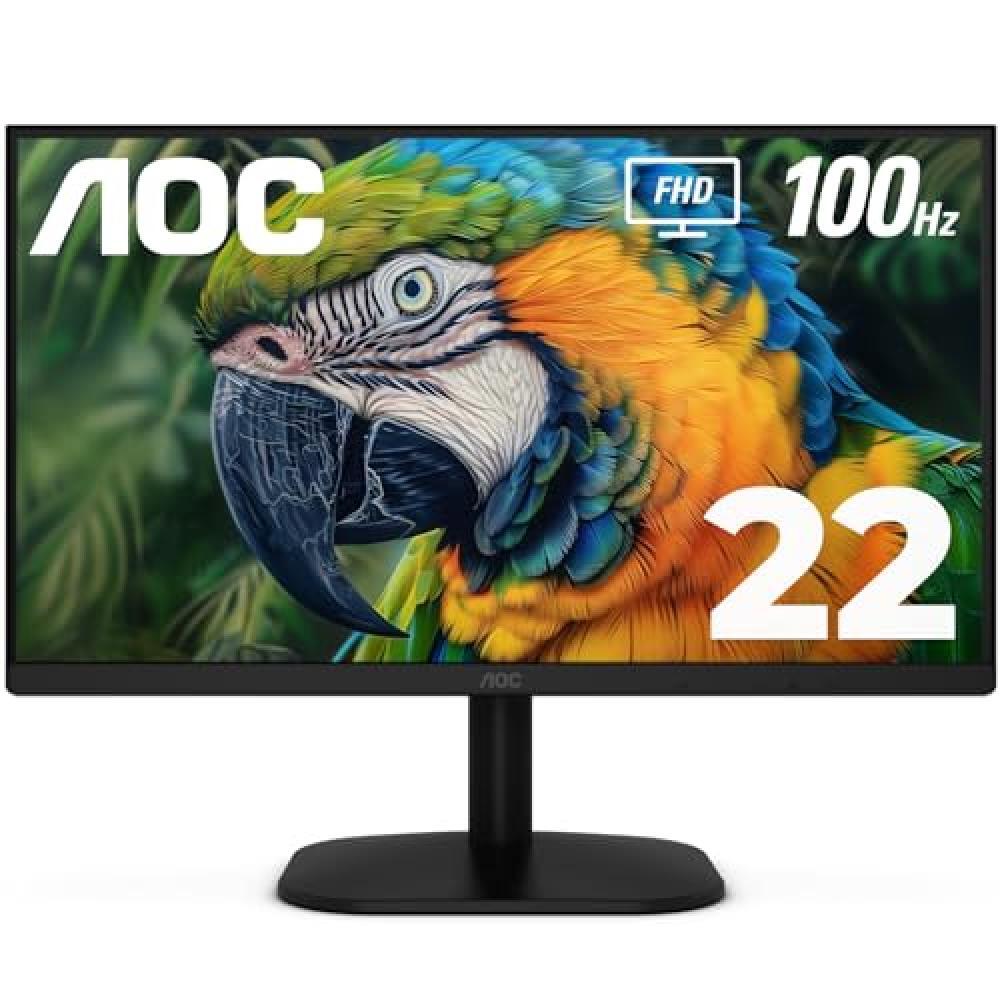 AOC 22B2HM2 22" Class Full HD LED Monitor - 16:9 - Textured Black