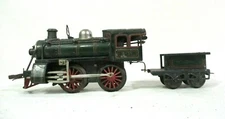 Bub O-35 Clockwork Steam Locomotive 2723 with Coal Tender O Scale Railway B67-41
