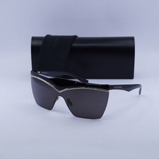 Saint Laurent SL614MASK 001 Black/Black 99-1-130 Sunglasses New Authentic