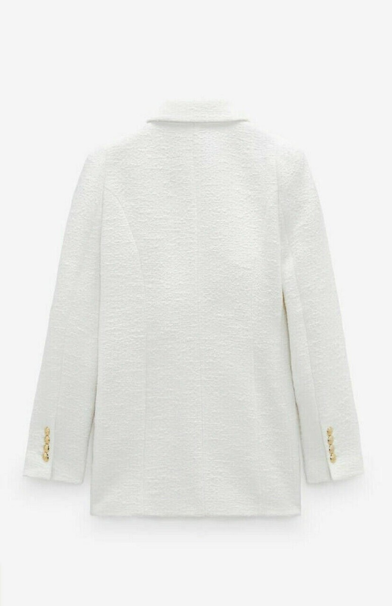 ZARA 新品未使用 FX FR WSTCT 14 Zara Women's Suit Trousers W 28 in Cream 100% Polyester