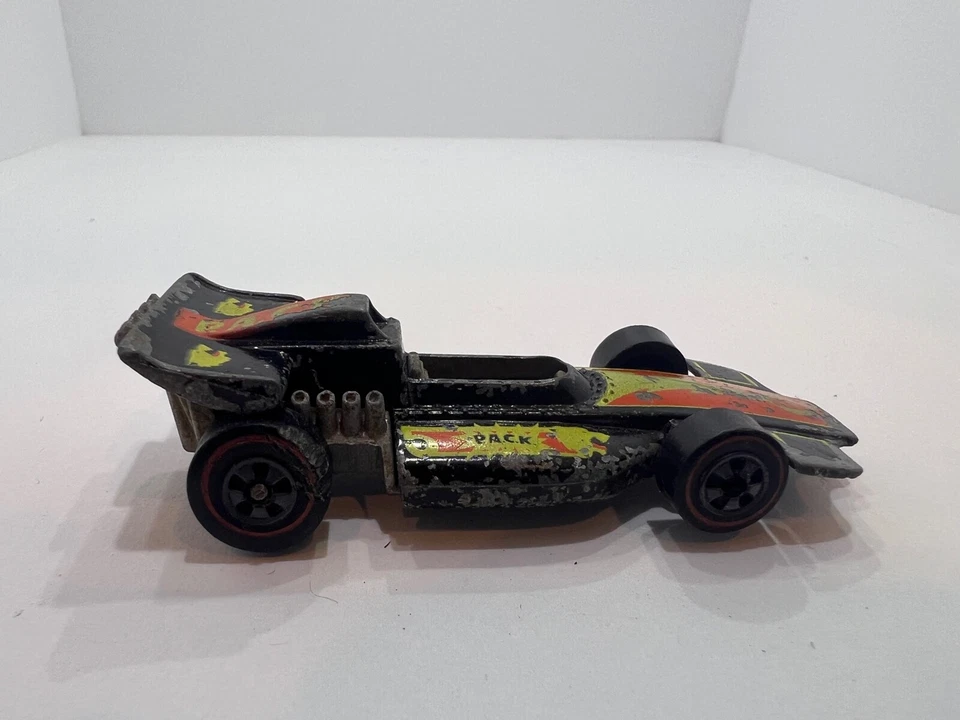 De colección Hot Wheels Redline 1976 Formula P.A.C.K Negro Hong Kong  Foto 2 de 4