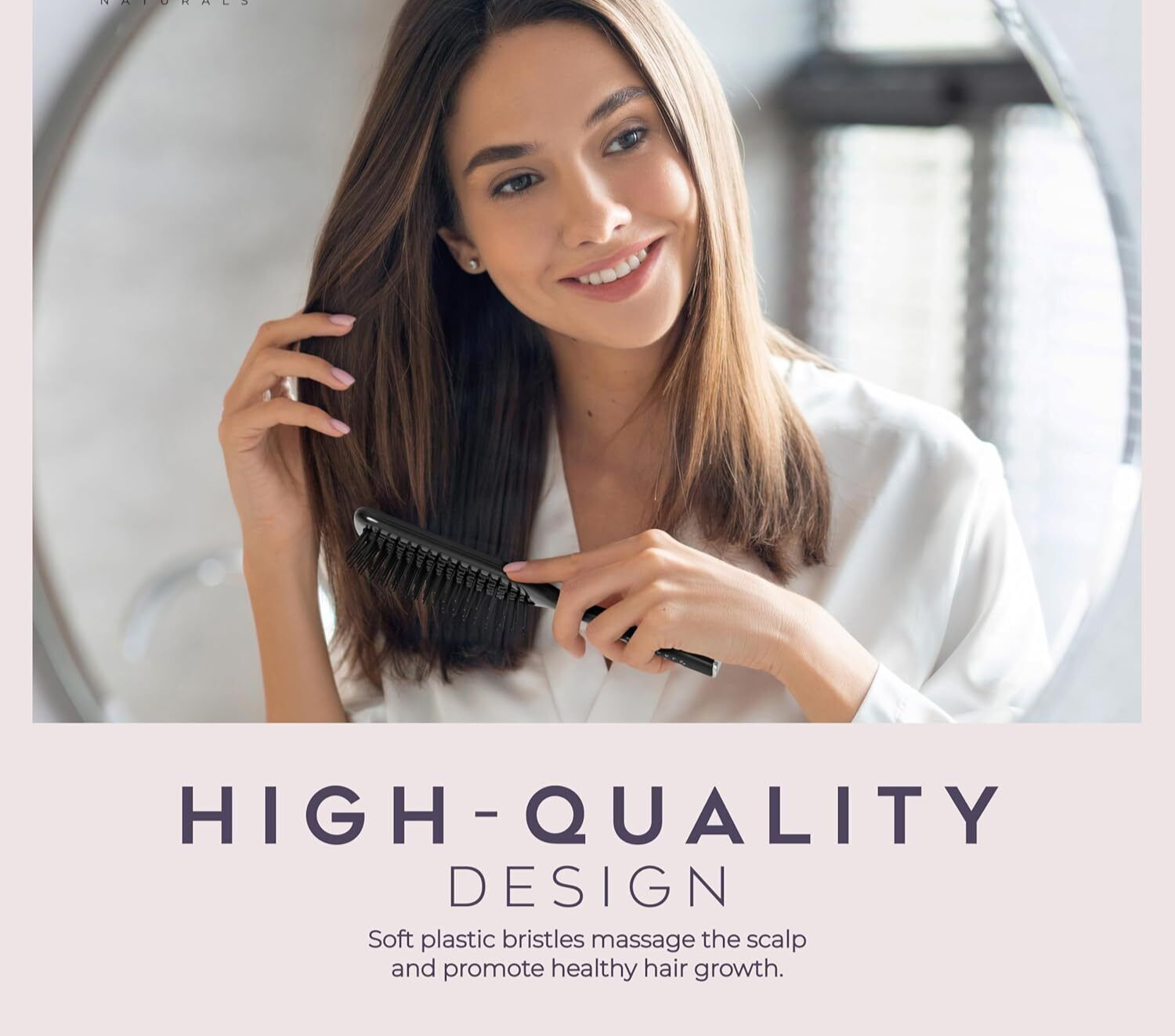 Detangler Brush with Vents - Lightweight Wet and Dry Detangling Hair Brush-image