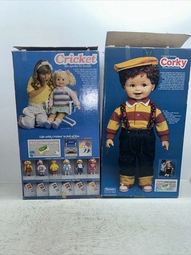 Playmate 1986 Cricket & Corky Puppen mit Originalkartons, Kassetten und Büchern - Bild 19 von 19