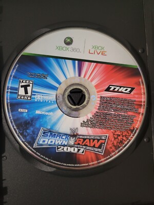 WWE SmackDown vs. Raw 2007 (Microsoft Xbox 360, 2006) Tested Working