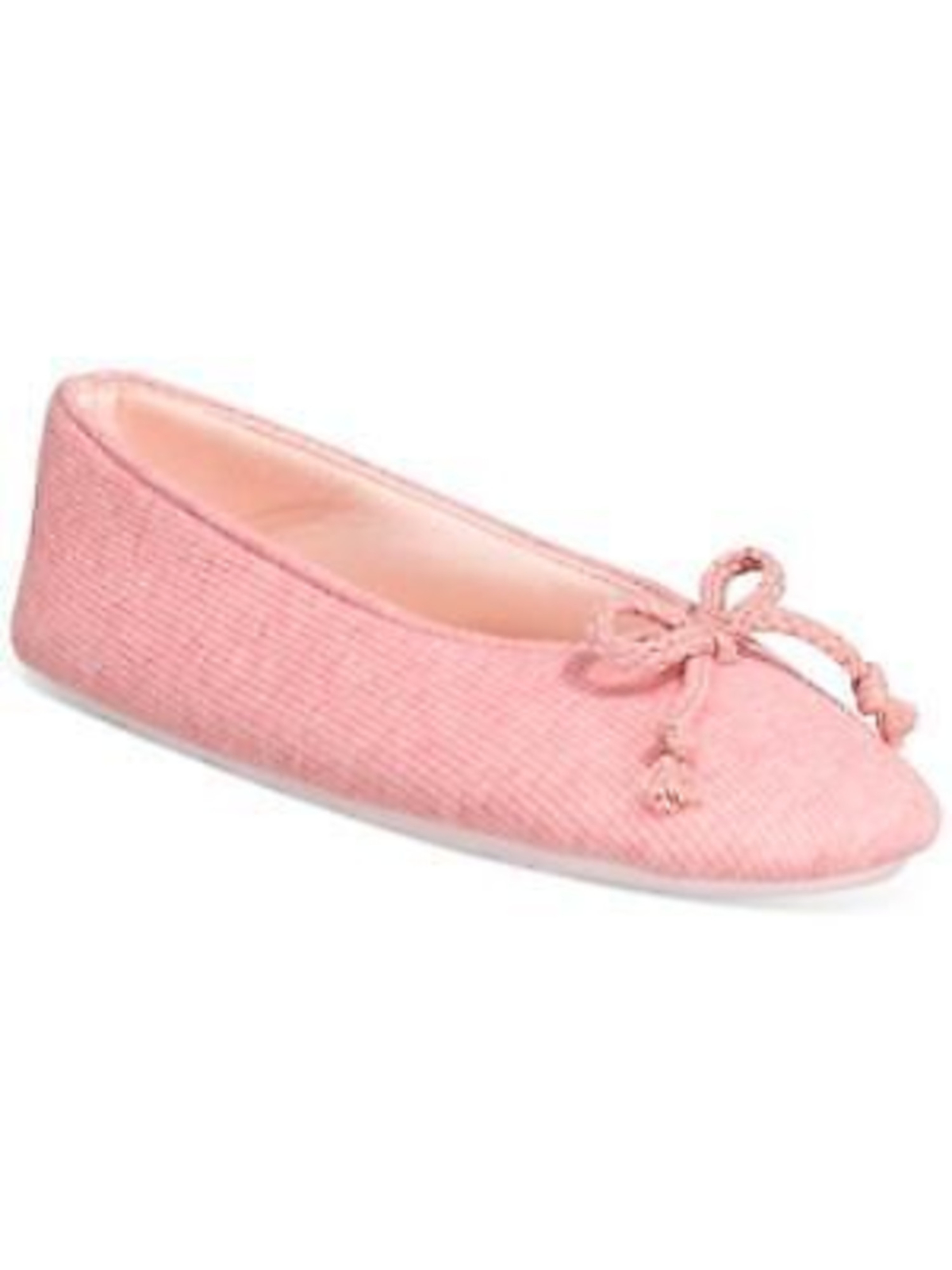 Женские тапочки-слипоны CHARTER CLUB с коралловым бантом и мягким круглым носком без застежки Shoes XL 1490₽