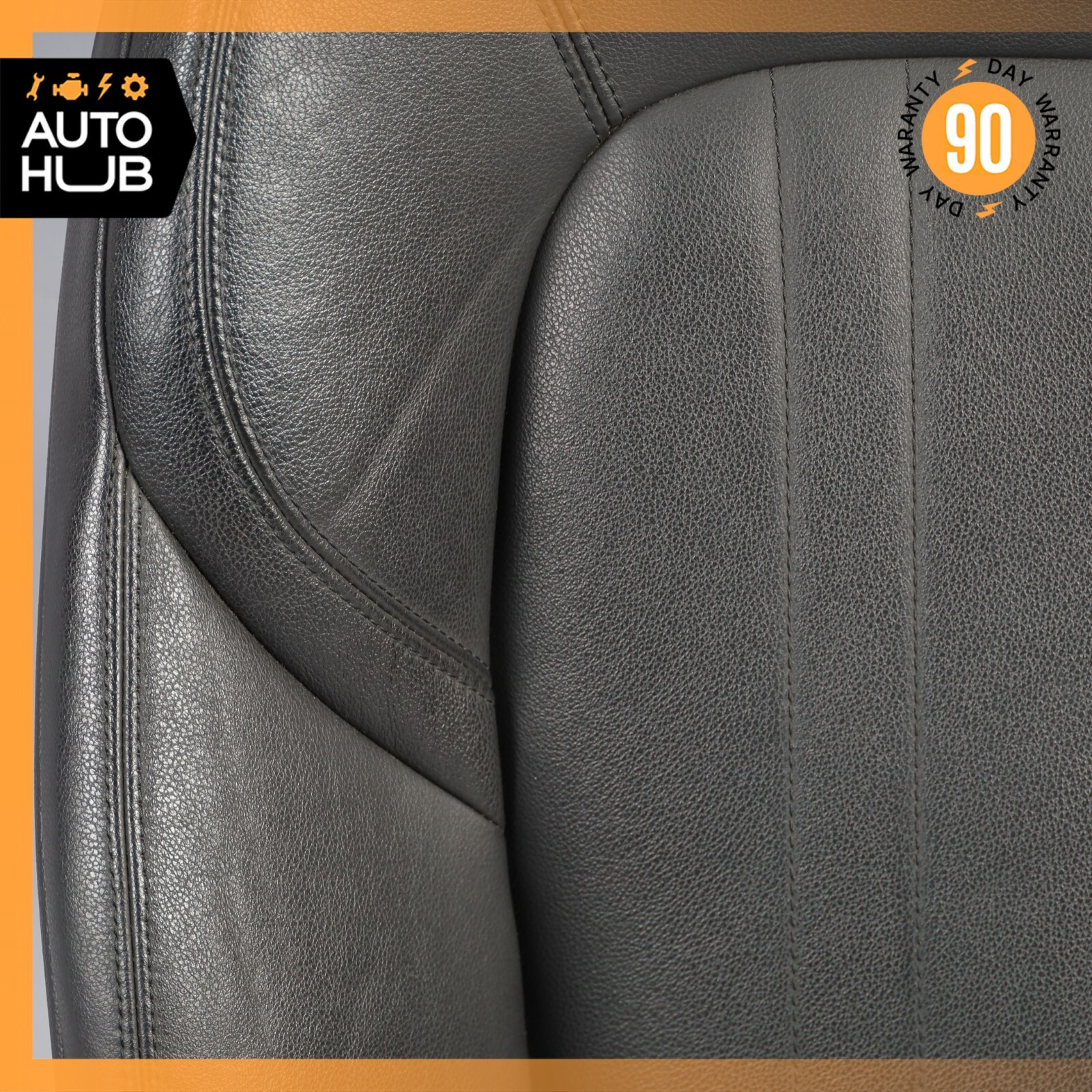 17-22 Maserati Ghibli M157 Front Left Side Top Upper Seat Cushion Black OEM 41k