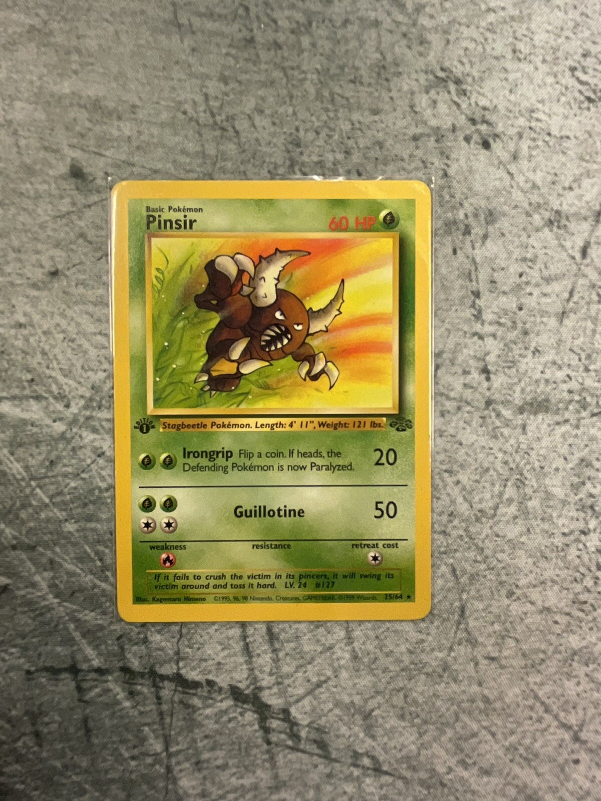 Pokémon TCG Pinsir Jungle 25/64 Regular 1st Edition Rare eBay