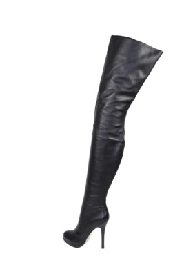 Elegant Long Over The Knee Boots Queen Genuine Leather by AROLLO EU 37-EU46