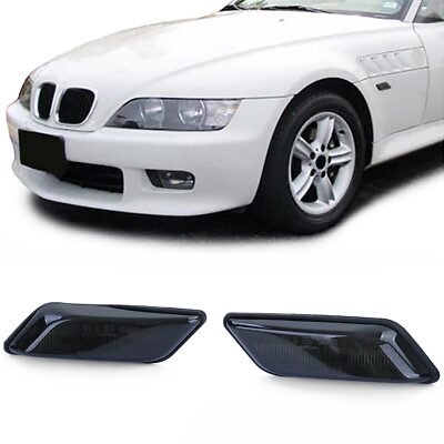 LED Seitenblinker Schwarz Smoke Paar passend für BMW Z3 Coupe Roadster 94-02