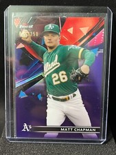 Matt Chapman 2021 Topps Finest Purple Refractor #16/250 - Athletics