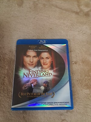 Finding Neverland [Blu-ray] JOHNNY DEPP, KATE WINSLET EUC 786936735505|