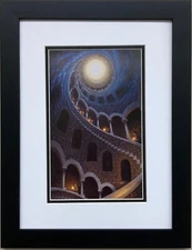 Rob Gonsalves " Stardust " Newly Custom Framed Art Print Magic Realism