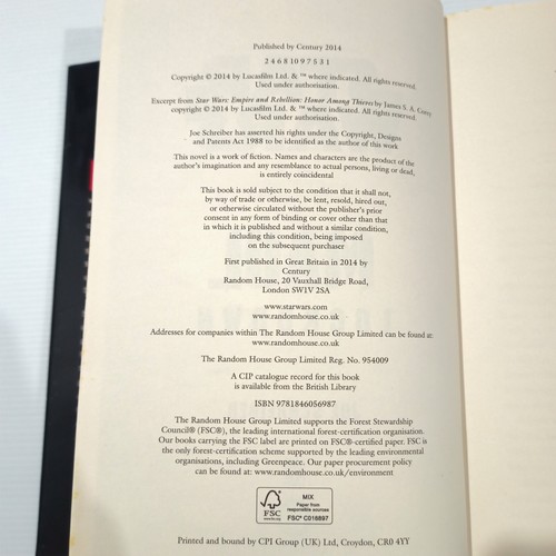 Star Wars: Maul Lockdown by Joe Schreiber, Hardcover 2014 - SEE PHOTOS - Picture 23 of 24