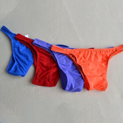 Herren Weich Dessous Männer Tanga Bikinislip Briefs Unterwäsche Unterhose Slips