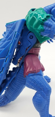 1998 Spiderman The Lizard To Alligator Shape Shifter 6" Action Figure Toy Toybiz - Picture 4 of 7