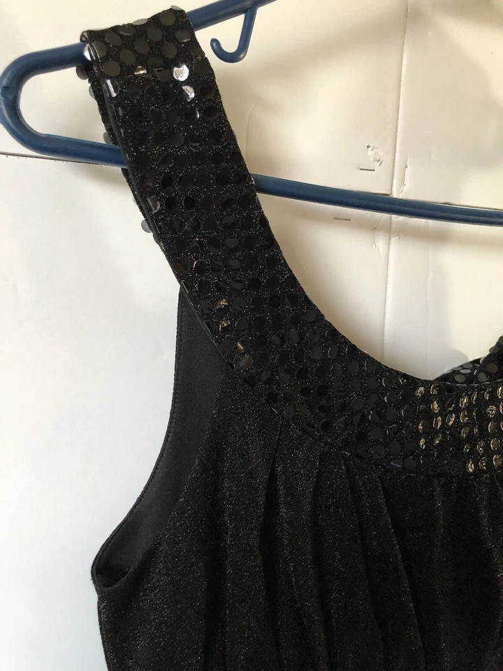 Heart Soul Ladies Small Black Sequin Sleeveless Top - Image 4 of 4