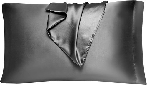 Satin Pillowcase for Hair and Skin Silk Pillowcase Set 2 with Envelope Closure - Picture 19 of 57