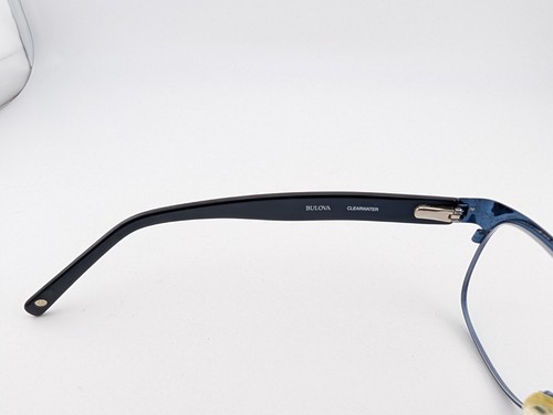 Bulova Eyeglasses, Frames Only, Clearwater, 52-16-140, Metal, Sapphire, Full Rim - Picture 16 of 18