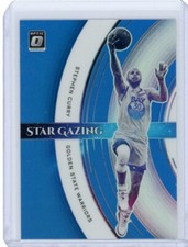 2021-22 Donruss Optic Basketball Star Gazing Blue Prizm #2 Stephen Curry #27/49