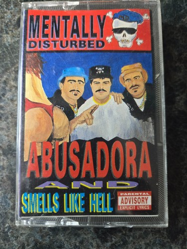Mentally Disturbed Abusadora and Smells Like Hell Cassette Tape VERY RARE!! VTG