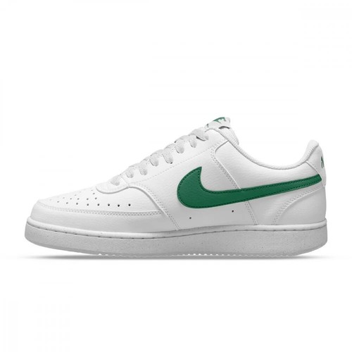 SCARPE NIKE UOMO COURT VISION LOW WHITE BIANCO VERDE PELLE DH2987 111 ORIGINALI - Imagen 6 de 6