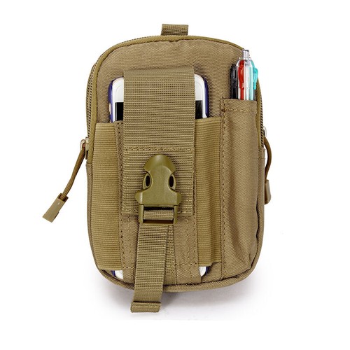 Men's Holster Tactical Molle Waist Belt Bag Wallet Cell Phone Pouch Case Utility - Foto 6 di 13