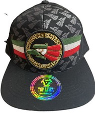 Top Level Hat Cap Snap Back One Size Black Me...