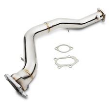 3 ZOLL DECAT DOWNPIPE AUSPUFF EDELSTAHL FÜR SUBARU IMPREZA CLASSIC WRX STI GC8 93-00
