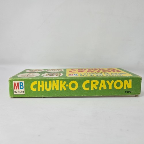 Milton Bradley CHUNK-O CRAYON #9190 1968 20 Pieces Red Blue Yellow Orange Green - Picture 2 of 8