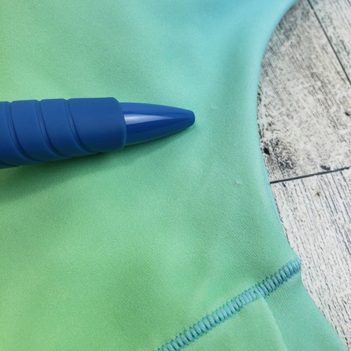 Athleta Girl High Neck Bikini Top Swim Ombre Blue Green NWT | Size XXL (16) - Picture 6 of 7
