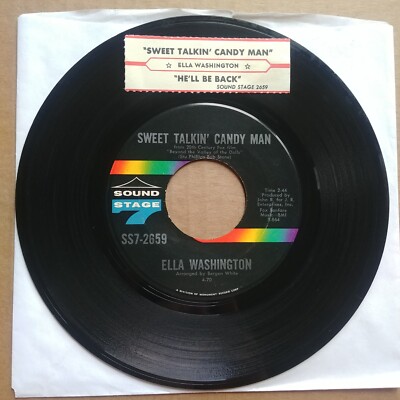 ELLA WASHINGTON Sweet Talkin Candy Man 45 7'' FUNK SOUL Record Vinyl RARE 1969