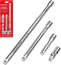 3/8 Socket Extension Bar Set: 4-Piece Profess...
