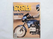 Cycle World Magazine April 1986 BMW K75C Kawasaki ZL600 KDX200 Honda B13884