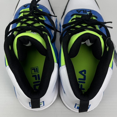 Fila MB “Electric Blue” Size 11.5 Mens Jamal Mashburn 96 Retro Blue Green Gecko - Picture 14 of 24