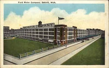 Detroit Michigan MI Ford Motor Company c1900s-20s Postcard