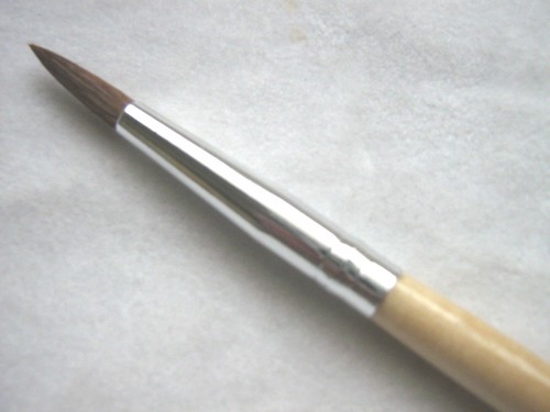 ROUND SABLE ACRYLIC NAIL BRUSH - SIZE 10 UK SELLER